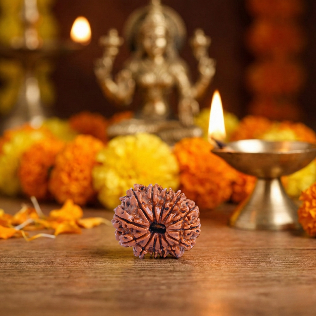 13 Mukhi Lab Certified Rudraksha